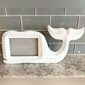 White Whale 4x6 inch Photo Frame